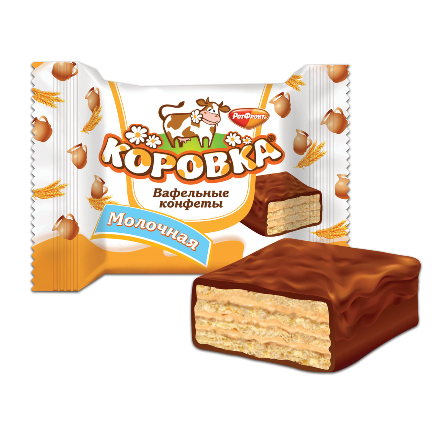Candy Korovka Milk Wafers (Rot Front) – MatreshkaDeli