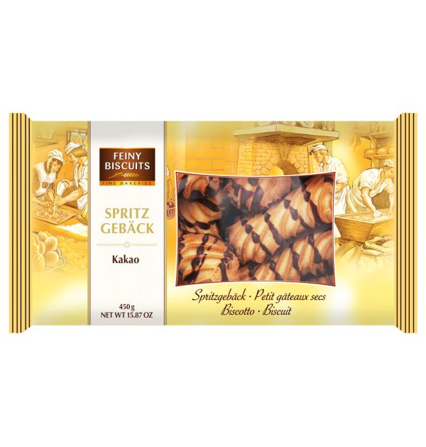 Crispy Biscuit W/Cocoa Glaze (Feiny Biscuits)