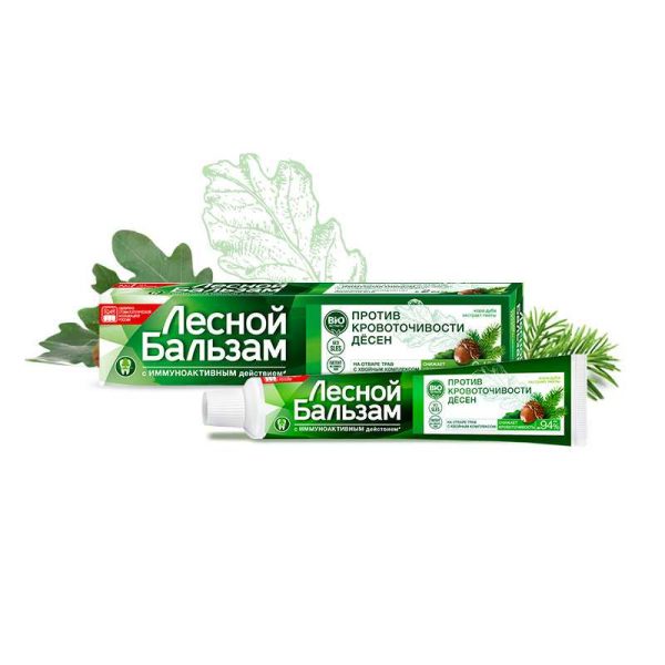Lesnoy Balsam Toothpaste Oak/Fir 75mg (Bio)