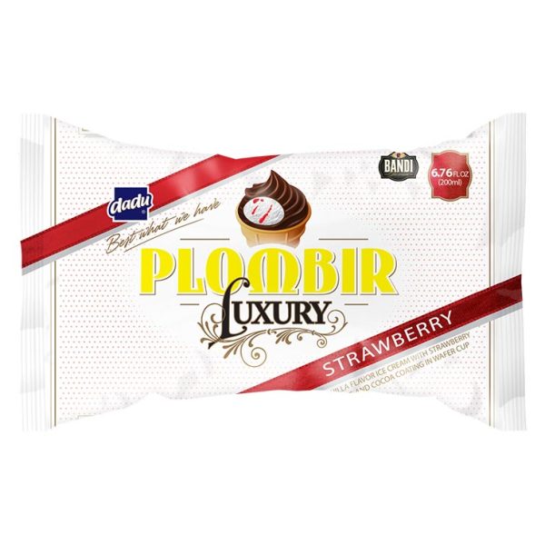 Plombir Luxury Strawberry (Dadu)
