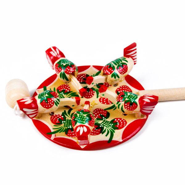 Chicken Feeder Bogorodskoye Wooden Toy