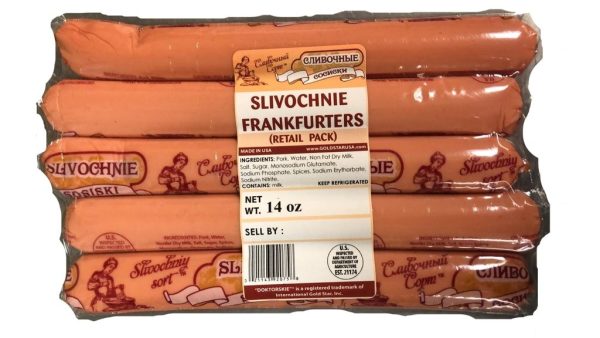 Sosiski Slivochnie Jumbo Frankfurters (Slivochniy Sort)