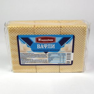 Wafers w/Condensed Milk 300g (Franzeluta)