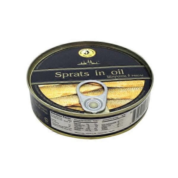 Smoked Riga Sprats in Oil (Brivais Vilnis)