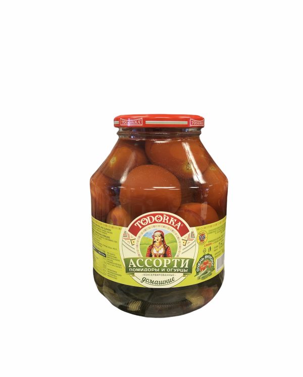 Assorted Pickles & Tomatoes 580g (Todoroka)