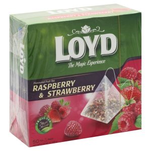 Raspberry & Strawberry 50 Pyramid Bags (Loyd)